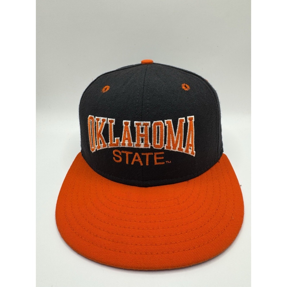 VTG New Era 5950 Oklahoma State Cowboys Fitted Hat Size 7 USA Wool NCAA